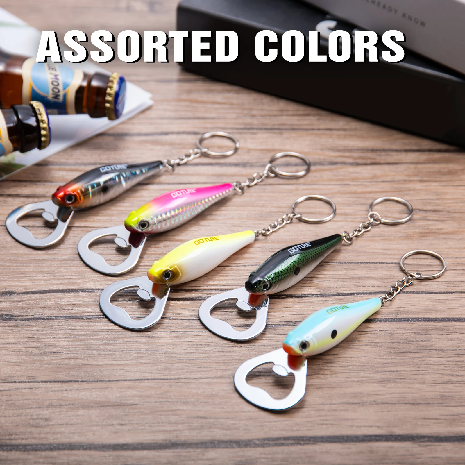 Kitchen Gadgets For Seniors - Goture 1pcs Fishing Lure Bottle Opener