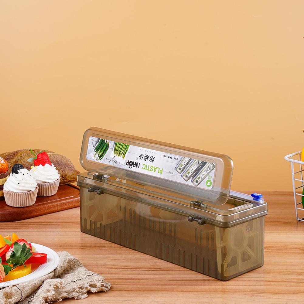 Kitchen Gadgets For Seniors - Plastic Wrap Dispenser Cling Film Cutter