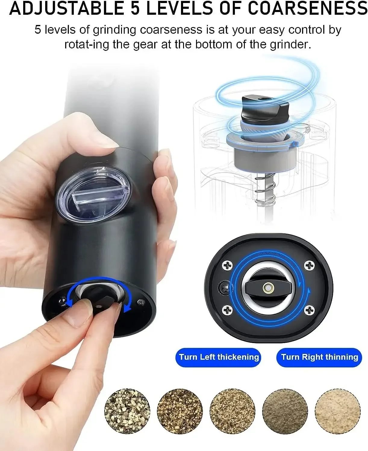 Electric Salt And Pepper Grind - đánh giá và giá Kitchen Gadgets Electric