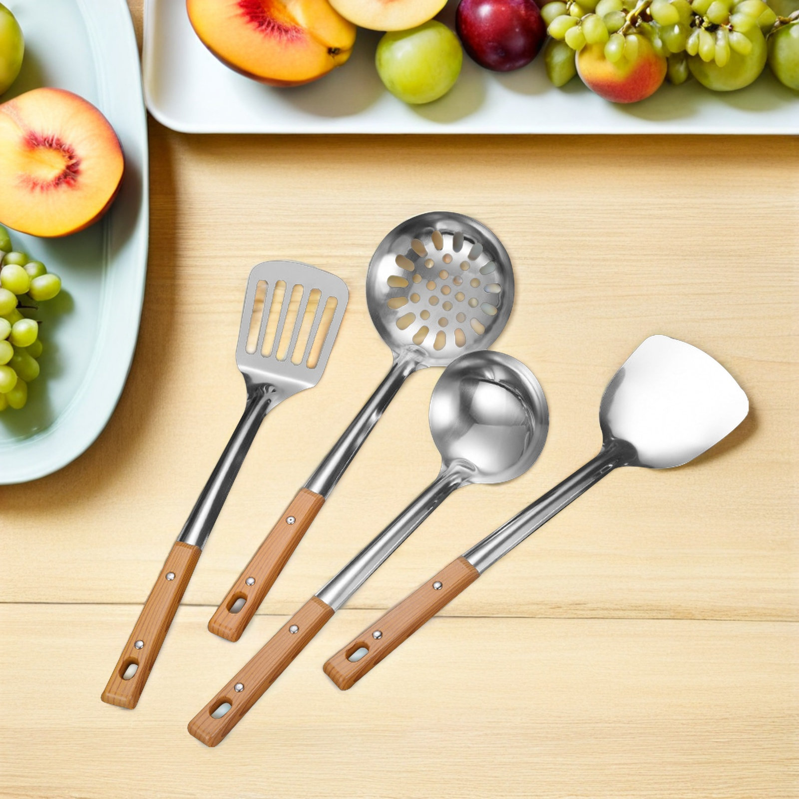 4Pcs Stainless Steel Cooking U - đánh giá và giá Stainless Steel Strainer