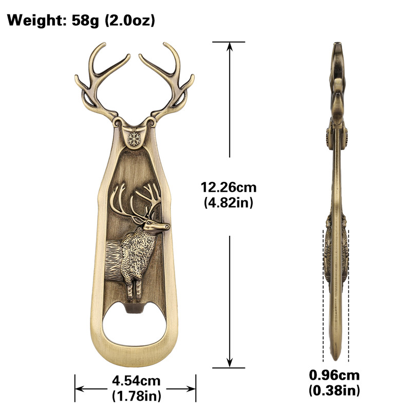 Retro Deer Reindeer Shape Beer - đánh giá và giá Kitchen Gadgets Club