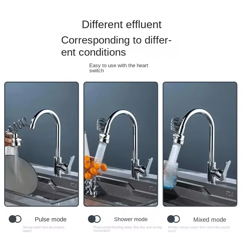 New 3 Modes Sink Faucet 360 De - đánh giá và giá Kitchen Gadgets For Seniors