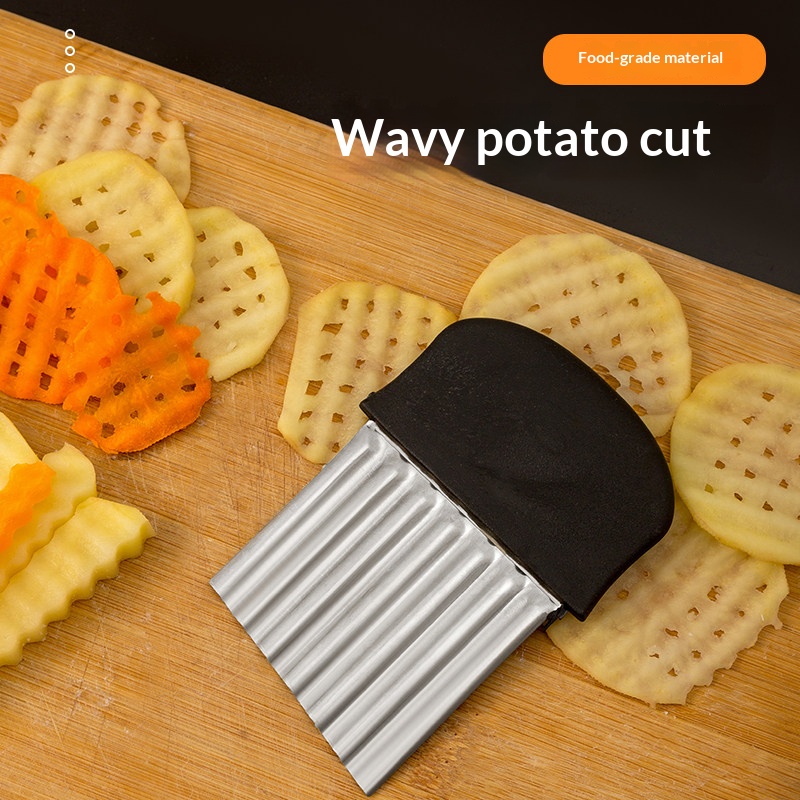 Stainless Steel Crinkle Cutter - đánh giá và giá Kitchen Gadgets Vegetable Cutter